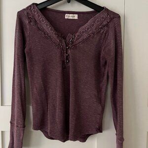 LUCKY LONG SLEEVE HENLEY